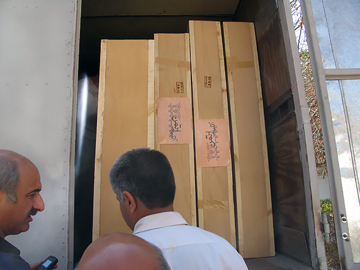 ارسال نمونه های اجرا شده به کره جنوبی